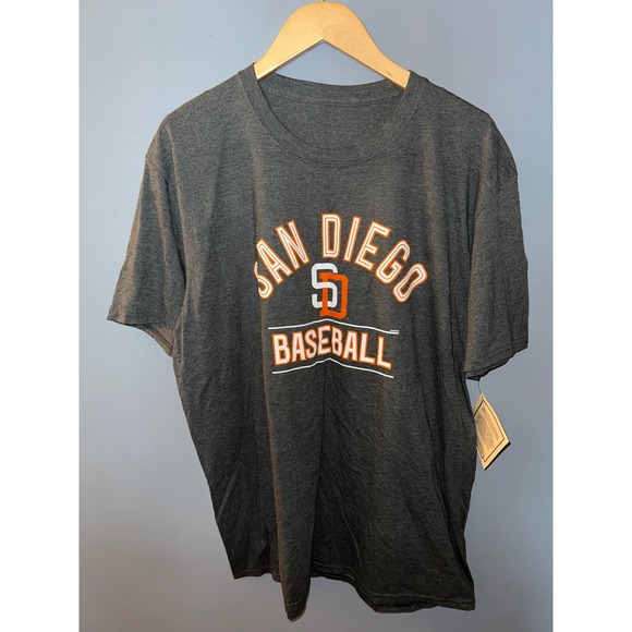 MLB Cooperstown Collection Other - MLB Cooperstown Collection San Diego Padres Graphic T-Shirt Charcoal Grey XL NWT